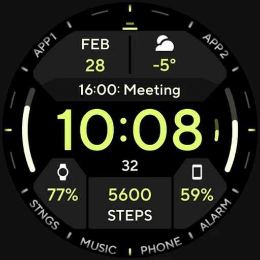 Tact Two: Wear Os Watch Face  Apps No Google Play